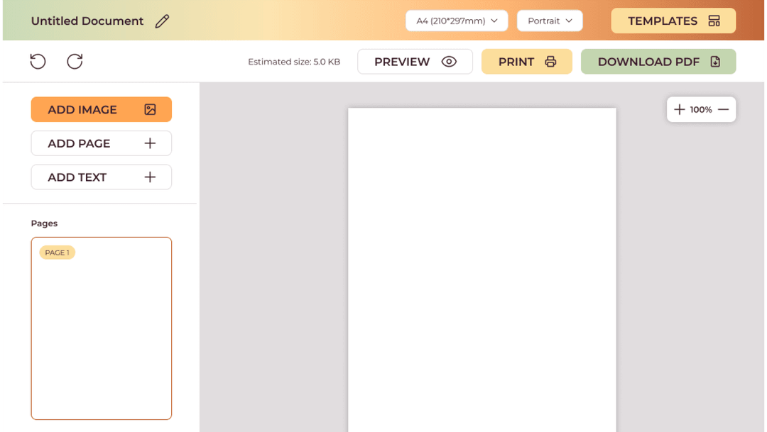DocMosaic - Free Open Source Tool for Visual PDF Creation